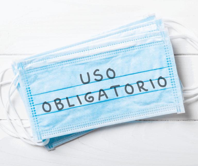 Uso de mascarilla es obligatorio